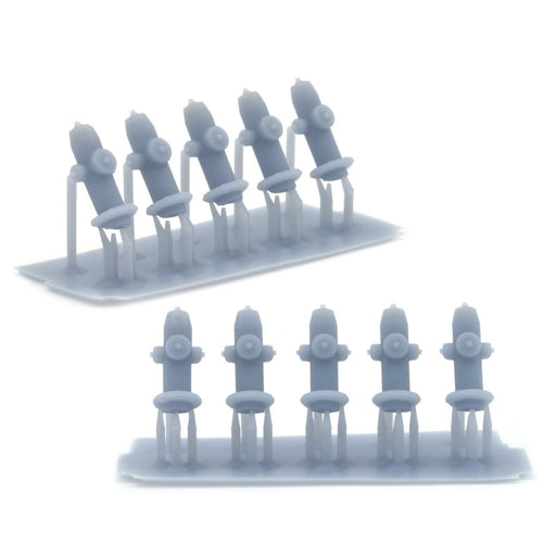 Modern Fire Hydrant, HO Scale by Scientific - Pack of 10