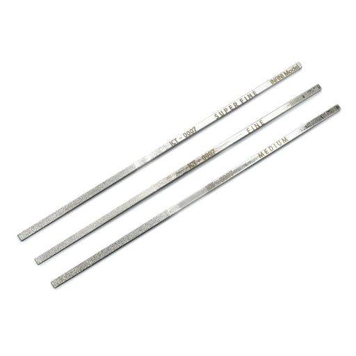 Infini Model Narrow Diamond Taper Files, Set of 3