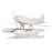 Old Modern Handicrafts Aluminum Seaplane Model