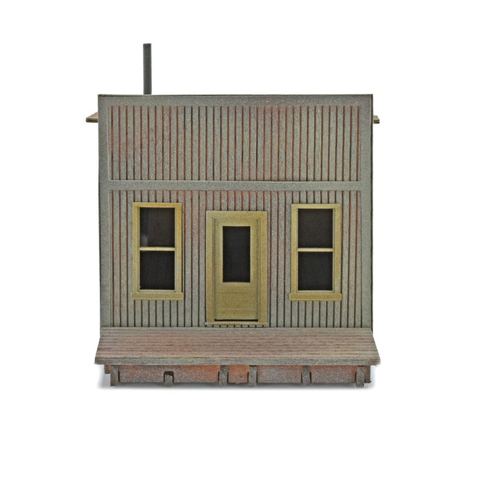 Old West Barber Shop, HO Scale, Laser-Art by Scientific