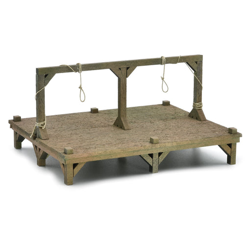 Old West Gallows, HO Scale, Laser-Art by Scientific