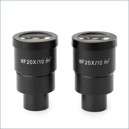 Pair of HWF 20x/10 mm eyepieces for StereoBlue
