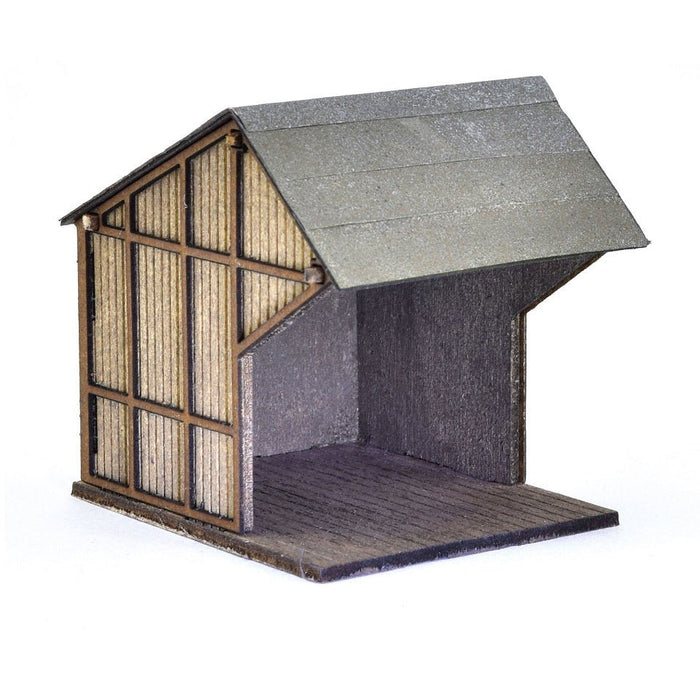 Pennsylvania Railroad Branch Line Trackside Shelter Kit, HO Scale by Scientific
