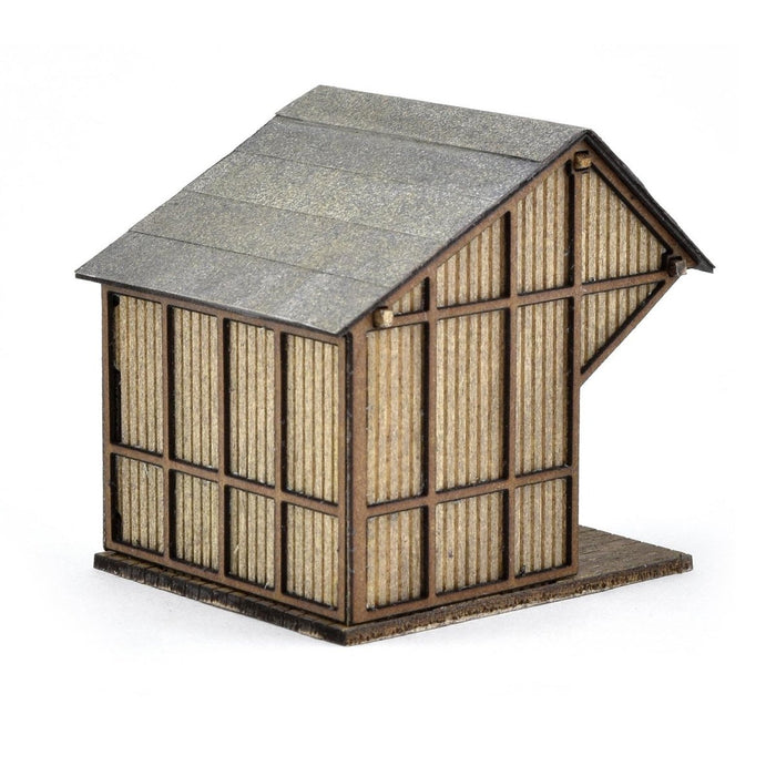 Pennsylvania Railroad Branch Line Trackside Shelter Kit, HO Scale by Scientific