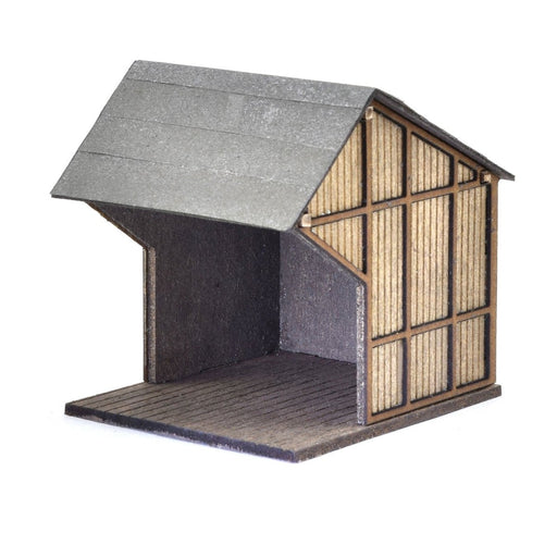 Pennsylvania Railroad Branch Line Trackside Shelter Kit, HO Scale by Scientific