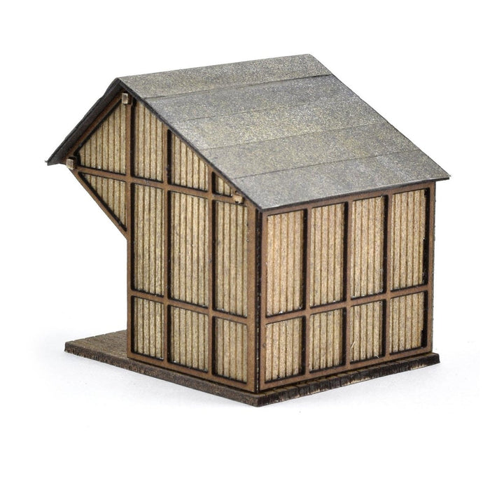 Pennsylvania Railroad Branch Line Trackside Shelter Kit, HO Scale by Scientific