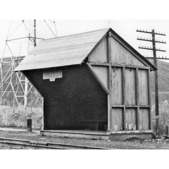 Pennsylvania Railroad Branch Line Trackside Shelter Kit, HO Scale by Scientific