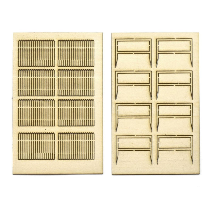Picket Fencing for HO Scale Model Railroads by Scientific