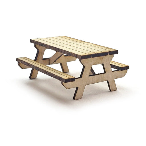 HO Scale Picnic Tables by Scientific, Pack of 18