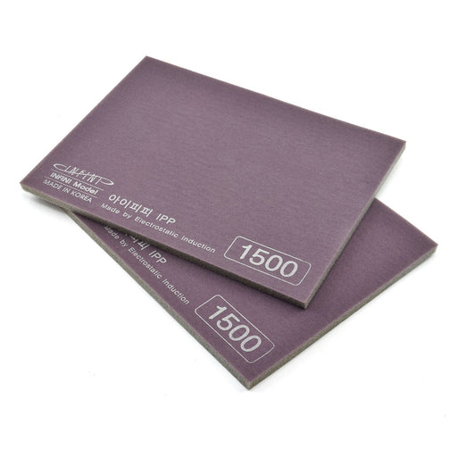 Premium Ultra-Precision Softback Sanding Sponge by Infini Model, Micro Fine 1500 Grit, 2-Pack Refil