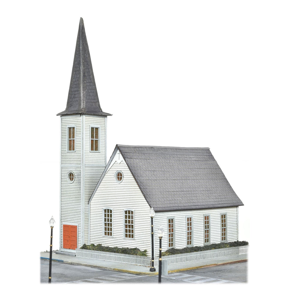 Protestant Church, HO Scale, By Scientific