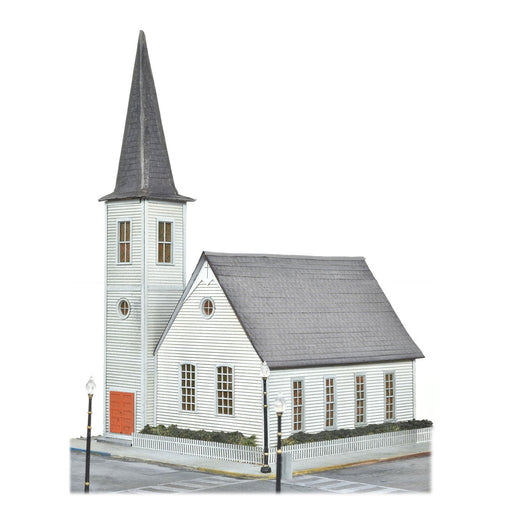 Protestant Church, HO Scale, By Scientific