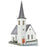 Protestant Church, HO Scale, By Scientific