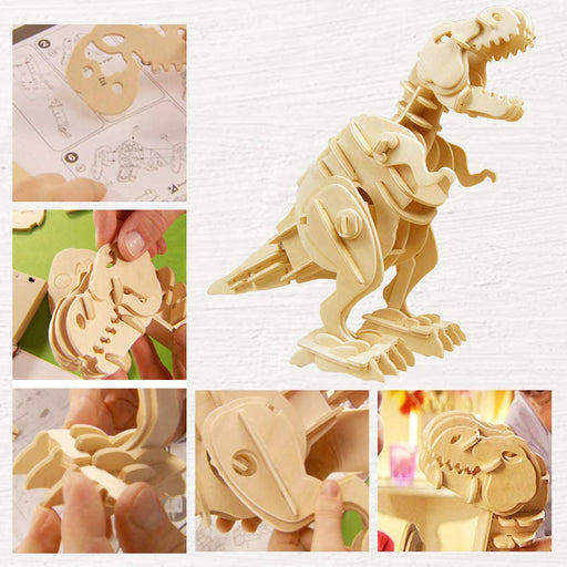 Robotime® 3D Outdoor Sound Control Wooden T-Rex
