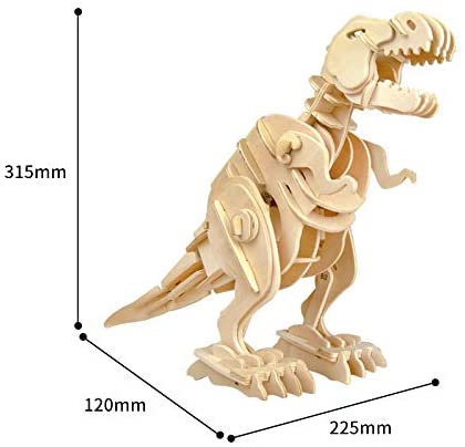 Robotime® 3D Outdoor Sound Control Wooden T-Rex