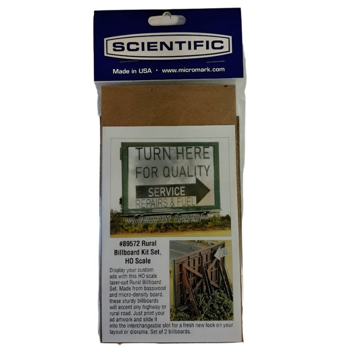 Rural Billboards Kit, HO Scale by Scientific