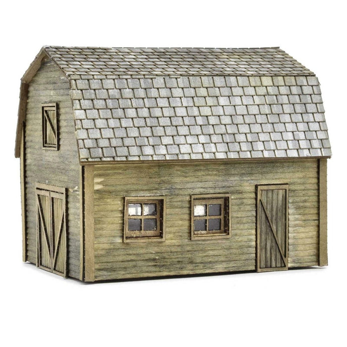 Rural Tractor Shed with Hayloft Kit, HO Scale by Scientific