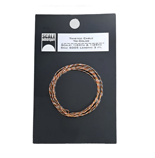 Scale Motorsport Tri-Color Braided Cable Wire