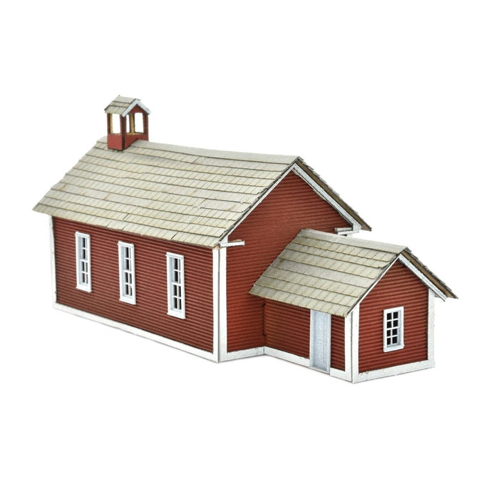 School House, N Scale, Laser-Art by Scientific