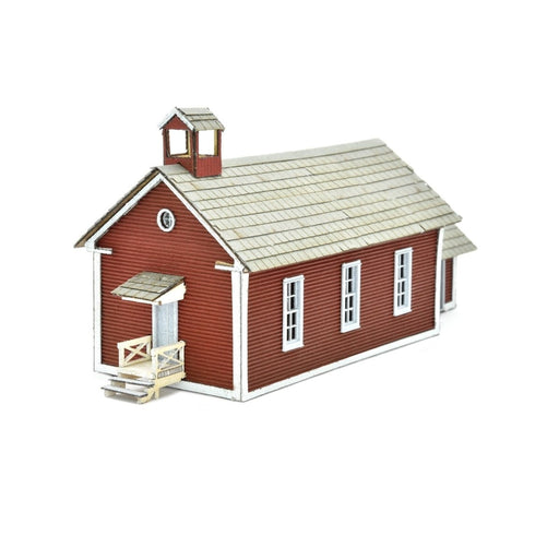 School House, N Scale, Laser-Art by Scientific