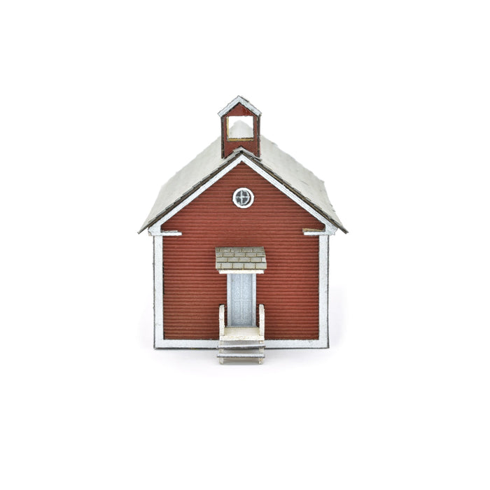 School House, N Scale, Laser-Art by Scientific