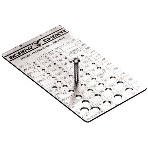 Screw Check'r, Inch Checker