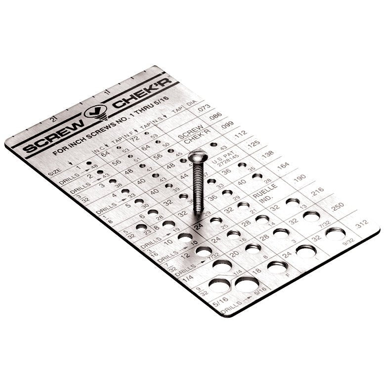 Screw Check'r, Inch Checker