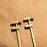 Solid Brass Miniature Bar Clamps, 3-3/4 Inches Long (Set of 2)