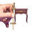 Solid Brass Miniature Bar Clamps, 3-3/4 Inches Long (Set of 2)