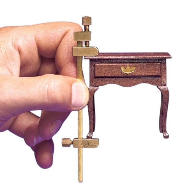 Solid Brass Miniature Bar Clamps, 3-3/4 Inches Long (Set of 2)