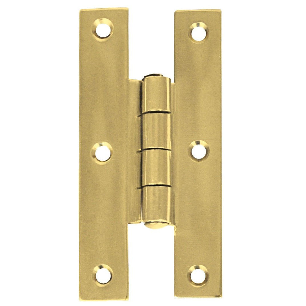 Solid Brass Miniature 'H' Hinges (Pkg. of 4)