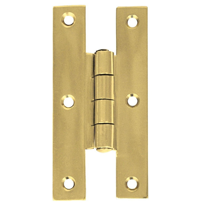 Solid Brass Miniature 'H' Hinges (Pkg. of 4)