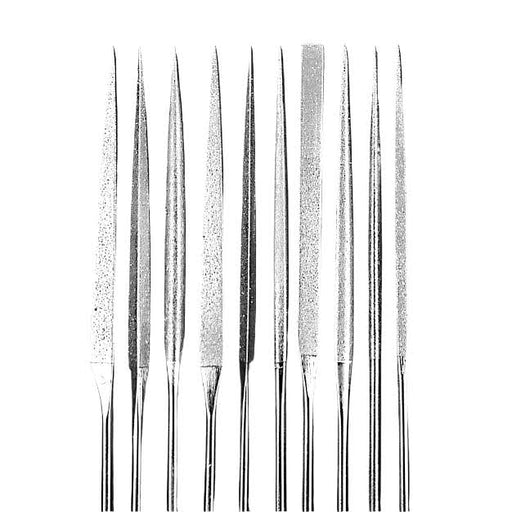 10-piece Diamond Needle File Set, Medium Grit