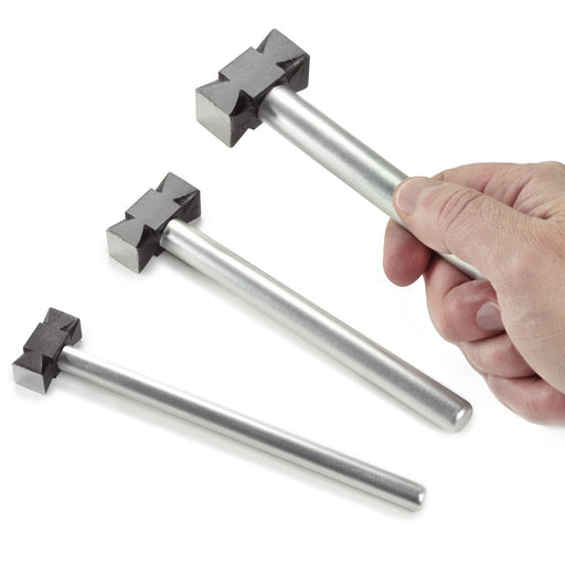 Square-Head Miniature Machinist's Hammers, Set of 3