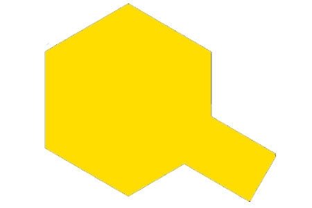 Tamiya Acrylic XF - 3 Flat Yellow Paint 23ml Bottles - Box of 6