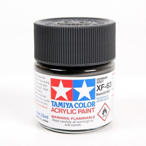Tamiya Acrylic XF-63 German Gray Paint 23ml Bottles - Box of 6