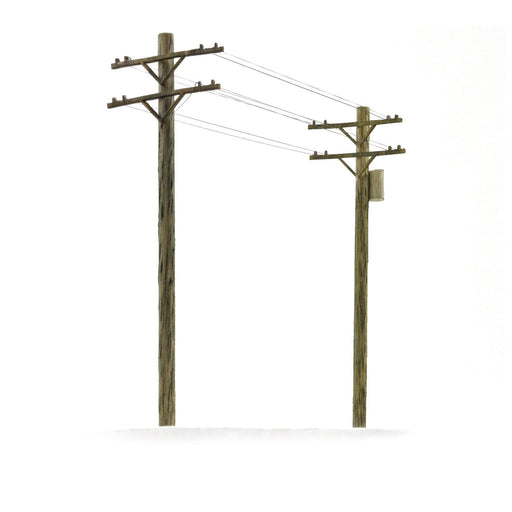 Telephone Pole Kit, HO Scale by Scientific