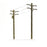 Telephone Pole Kit, O Scale by Scientific