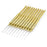 The 10 PC. Skewed “Premier Elite” Titanium-Plated Chisel Set by Micro-Mark