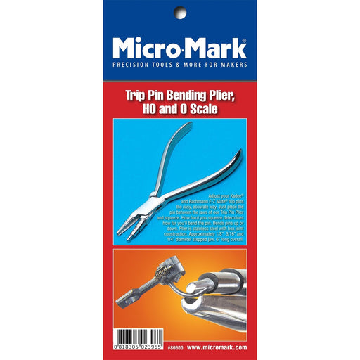 Trip Pin Bending Plier, HO and O Scale