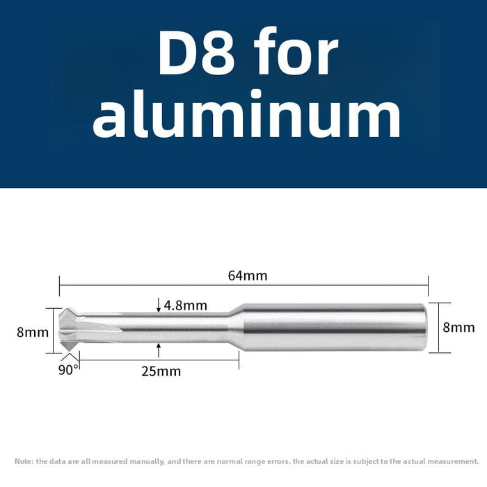 Tungsten steel upper and lower chamfering tool 60/90 degrees double-sided chamfering T-shaped integral alloy positive and reverse inner hole reverse thread cutting tool