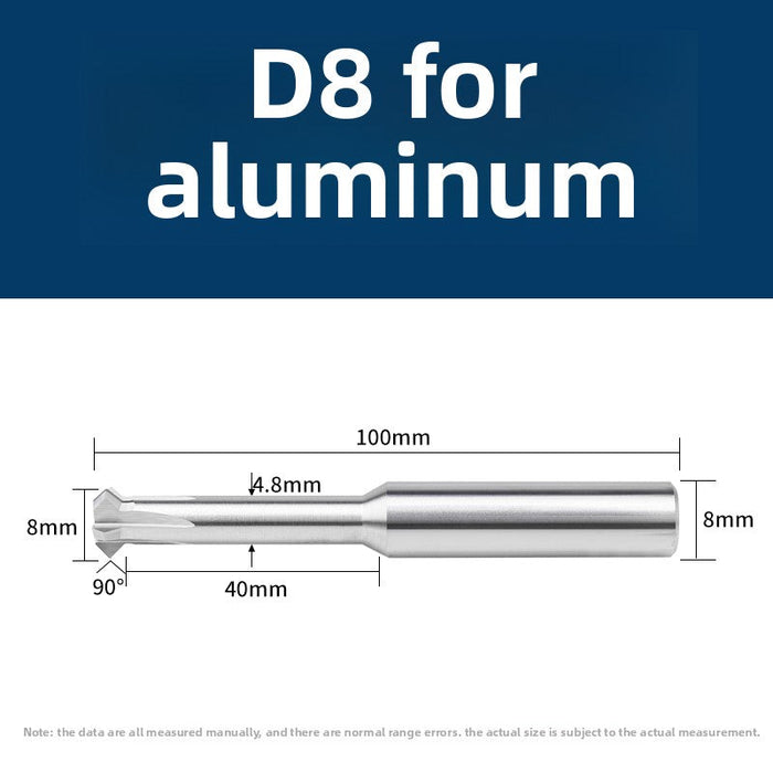 Tungsten steel upper and lower chamfering tool 60/90 degrees double-sided chamfering T-shaped integral alloy positive and reverse inner hole reverse thread cutting tool