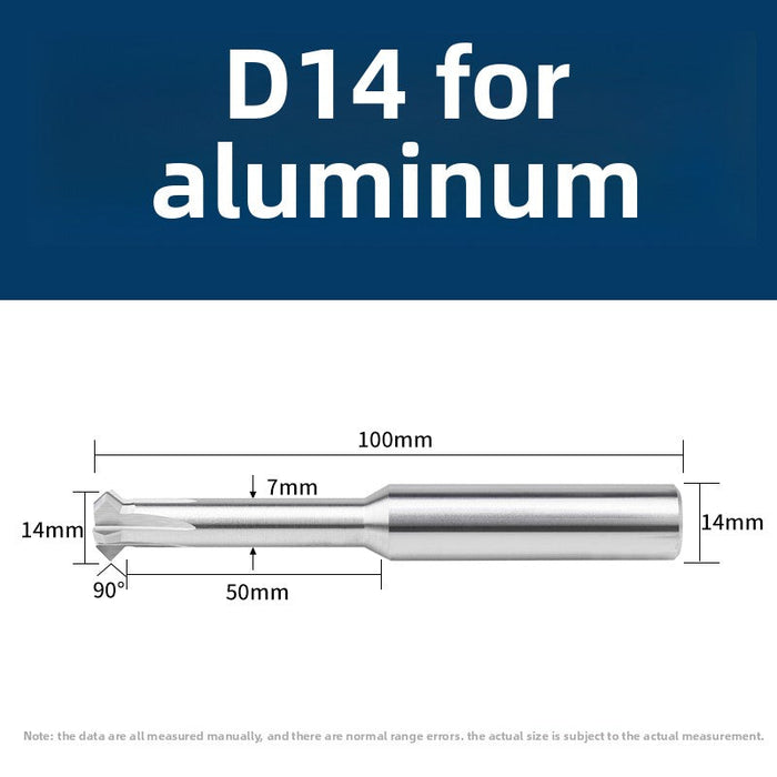 Tungsten steel upper and lower chamfering tool 60/90 degrees double-sided chamfering T-shaped integral alloy positive and reverse inner hole reverse thread cutting tool
