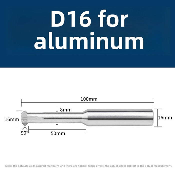 Tungsten steel upper and lower chamfering tool 60/90 degrees double-sided chamfering T-shaped integral alloy positive and reverse inner hole reverse thread cutting tool