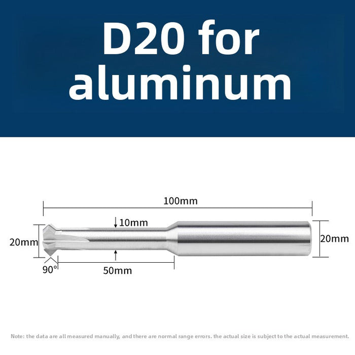 Tungsten steel upper and lower chamfering tool 60/90 degrees double-sided chamfering T-shaped integral alloy positive and reverse inner hole reverse thread cutting tool