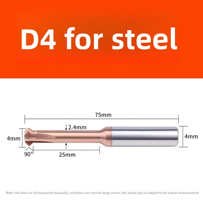 Tungsten steel upper and lower chamfering tool 60/90 degrees double-sided chamfering T-shaped integral alloy positive and reverse inner hole reverse thread cutting tool