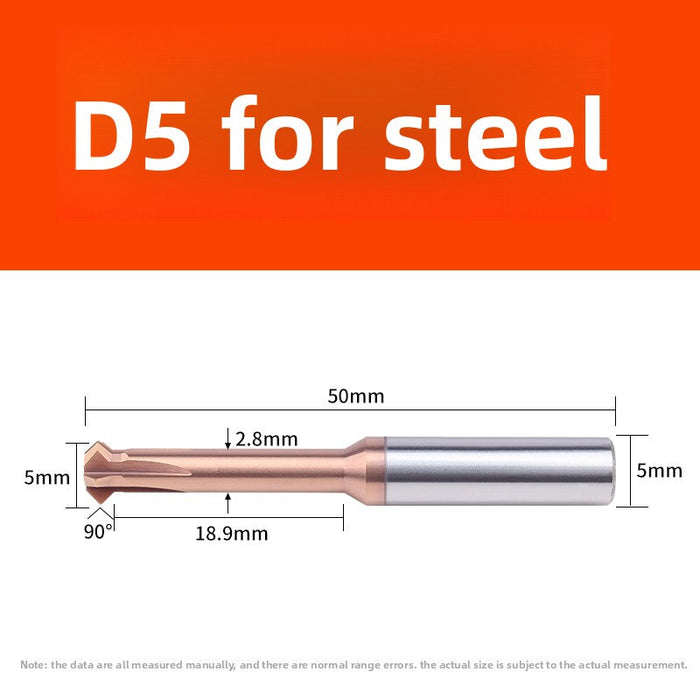 Tungsten steel upper and lower chamfering tool 60/90 degrees double-sided chamfering T-shaped integral alloy positive and reverse inner hole reverse thread cutting tool