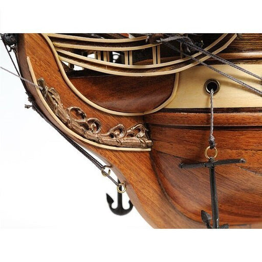 USS Constitution Fully-Assembled Decorative Wood Model, Medium