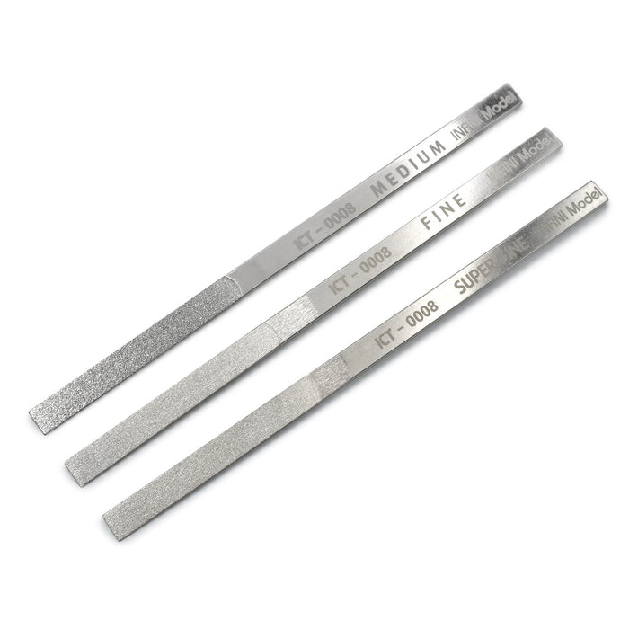 Infini Model Wide Diamond Taper Files, Set of 3