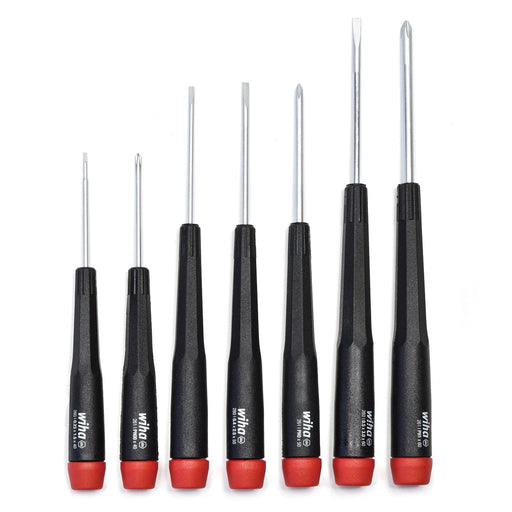 Wiha® 7-piece Precision Slotted and Phillips Screwdriver Set